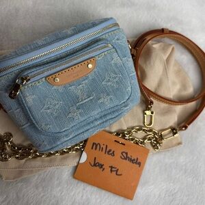 Louis Vuitton Mini Bumbag in Denim